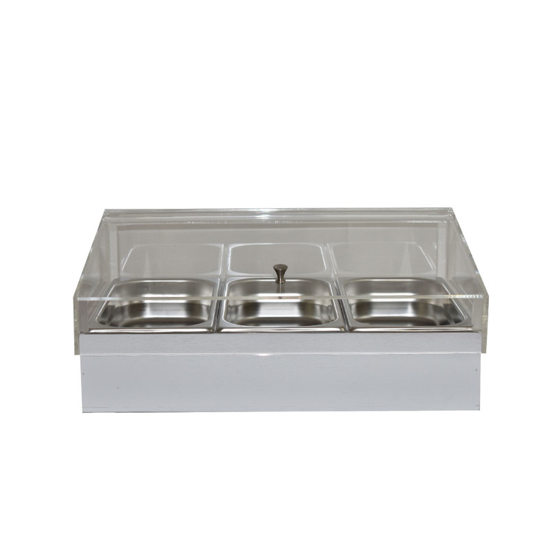 TOMGAST Chladicí box pro gastronádoby s krytem GN 1/1, bílý TOMGAST Chladicí box pro gastronádoby s krytem GN 1/1, bílý