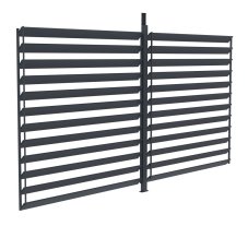 Příslušenství G21 otočná lamelová stěna 3,7x2,2 m pro pergolu Austin