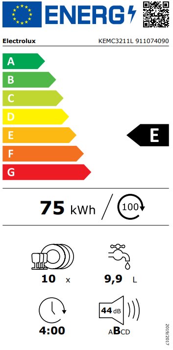 Vestavná myčka nádobí Electrolux 700 FLEX MaxiFlex KEMC3211L