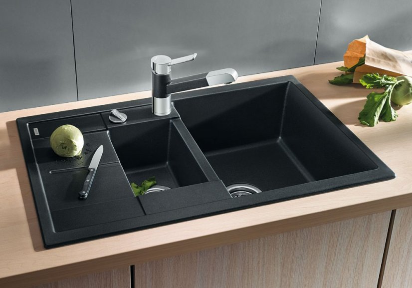 Blanco METRA 6 S Compact Silgranit antracit oboustranné provedení s excentrem