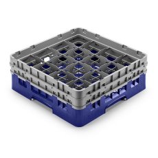 Cambro Koš Camrack 16 pozic, výška sklenice 25,8 cm - Modrá