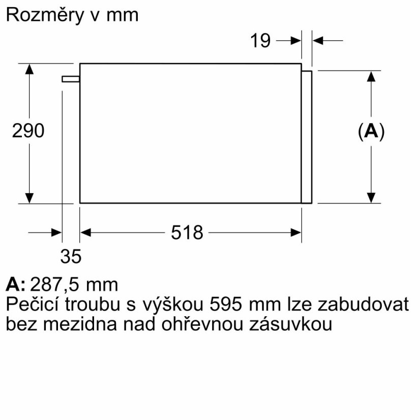Ohřevná zásuvka Siemens BI710D1B1
