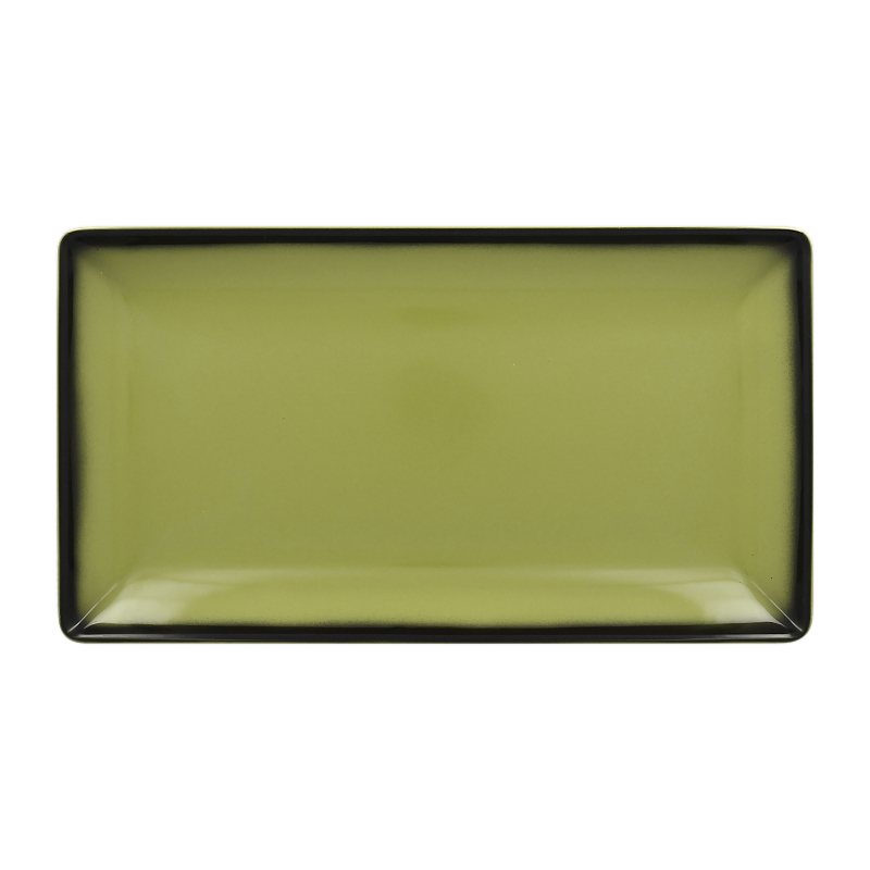 RAK Porcelain RAK Talíř servírovací obdélný 33,5 x 18,1 cm, zelená | RAK-LEEDRG33LG RAK Porcelain RAK Talíř servírovací obdélný 33,5 x 18,1 cm, zelená | RAK-LEEDRG33LG