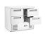 Chladicí stůl s pracovní deskou z nerezové oceli, Arktic, 112L, 230V/143W, 700x900x(H)855mm