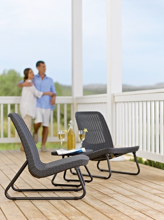 Zahradní nábytek Keter Rio Patio set grafitový