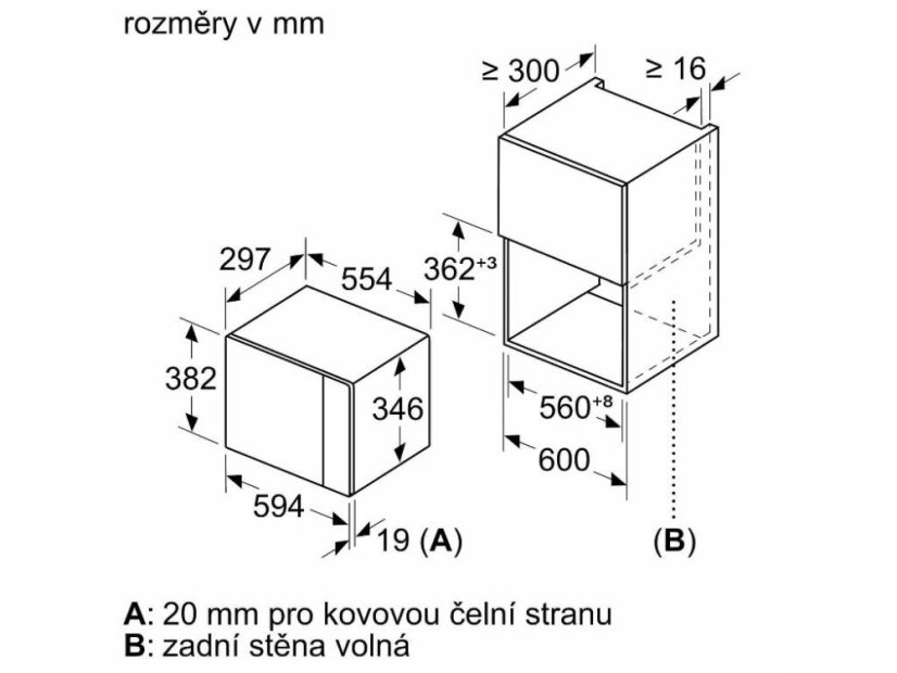 Mikrovlnná trouba Bosch BFL523MB1F