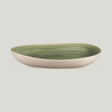 RAK Porcelain RAK Spot talíř hluboký 28 × 22,5 cm – smaragdový | RAK-SEMFLDP28