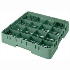 Cambro Koš Camrack 16 pozic, výška sklenice 13,2 cm - Zelená
