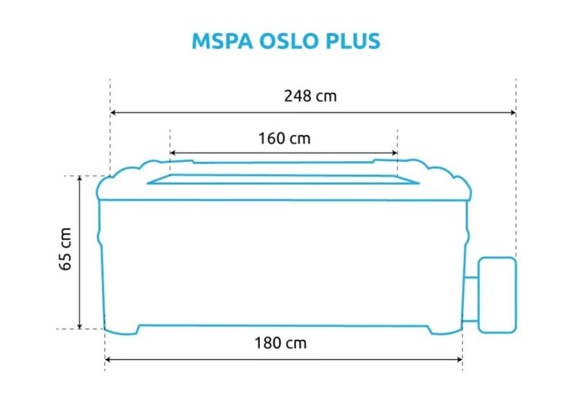 Nafukovací vířivka Marimex MSPA Oslo Plus F-OS063WP
