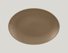 RAK Porcelain RAK Genesis talíř oválný 32 x 23 cm, hnědá | RAK-GNNNOP32CR