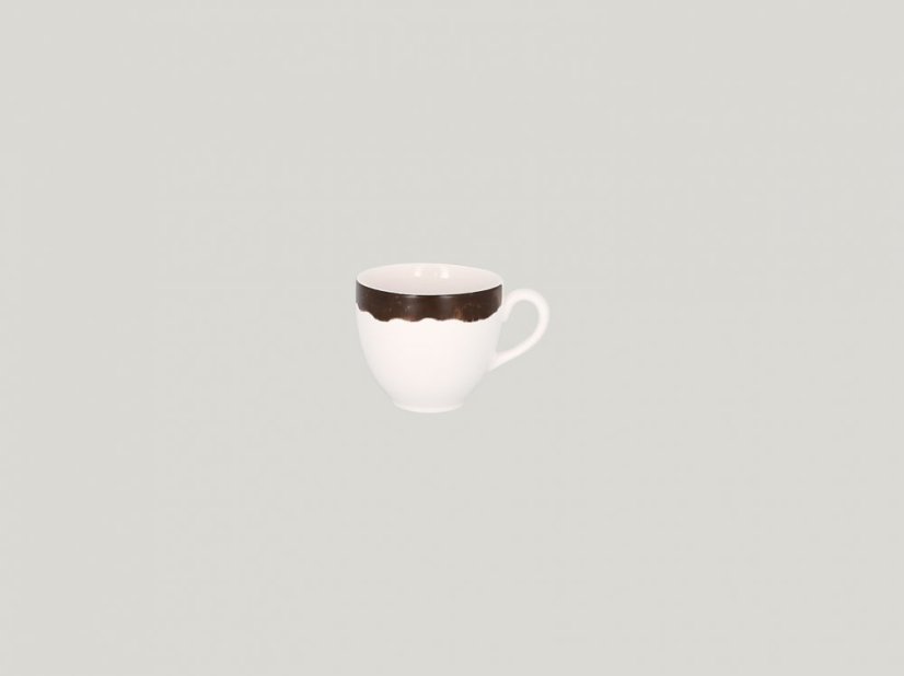 RAK Porcelain RAK Woodart šálek na kávu 20 cl – tmavě hnědá | RAK-WDCLCU20OB RAK Porcelain RAK Woodart šálek na kávu 20 cl – tmavě hnědá | RAK-WDCLCU20OB