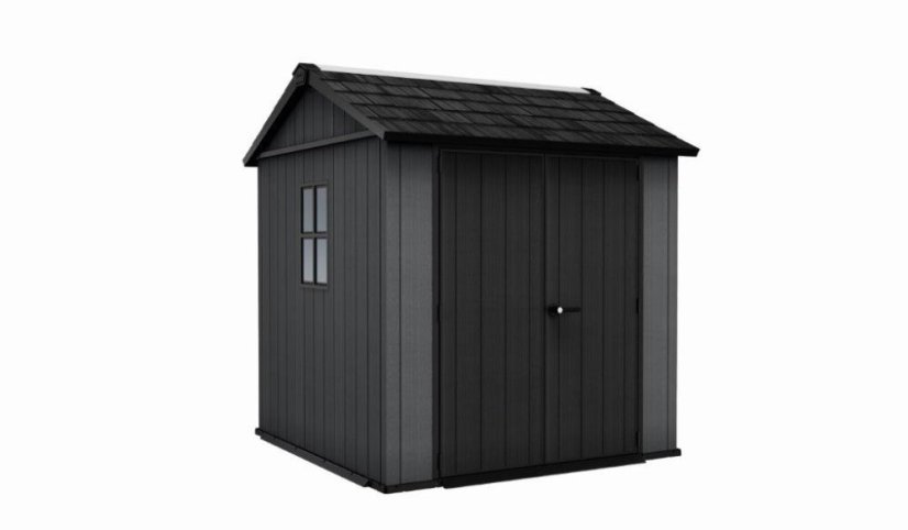 Zahradní domek Keter Newton Plus wide 7x7,5 šedý, s podlahou