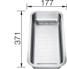 Miska nerez pro DALAGO- 371x177