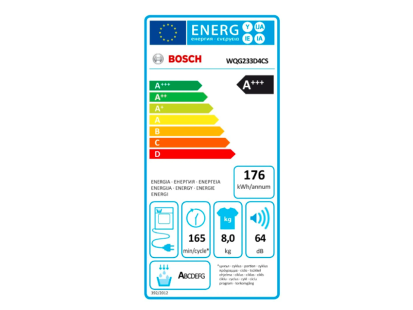 Sušička prádla Bosch WQG233D4CS