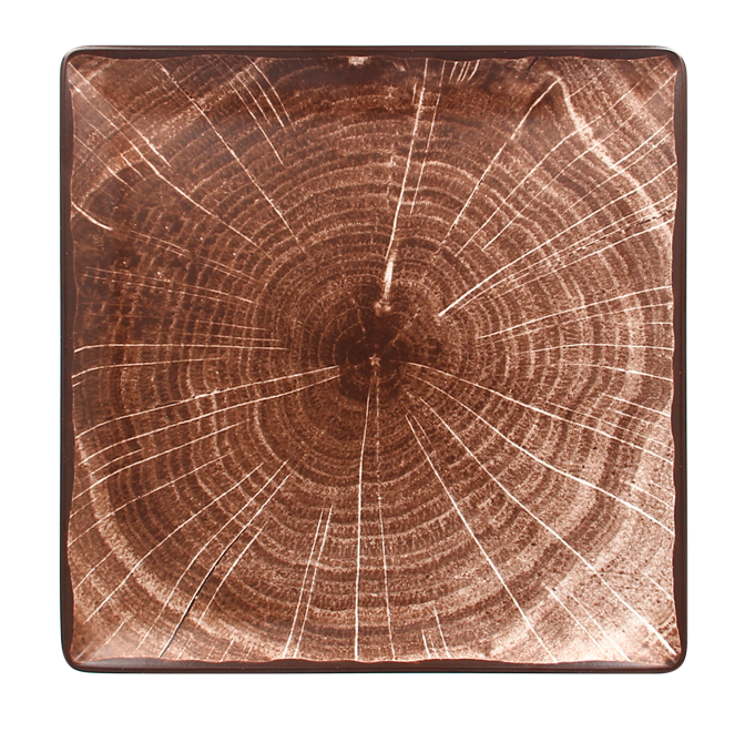 RAK Porcelain RAK Woodart talíř čtvercový 30 × 30 cm – tmavě hnědá | RAK-WDEDSQ30OB RAK Porcelain RAK Woodart talíř čtvercový 30 × 30 cm – tmavě hnědá | RAK-WDEDSQ30OB