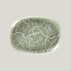 RAK Porcelain Krush talíř oválný 25 × 19 cm, zelený