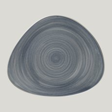 RAK Porcelain RAK Spot talíř mělký 31,5 × 26,5 cm, šedomodrý | RAK-SJDFLFP31