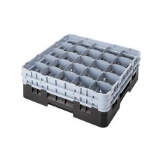 Cambro Koš Camrack 25 pozic, výška sklenice 25,8 cm - Černá