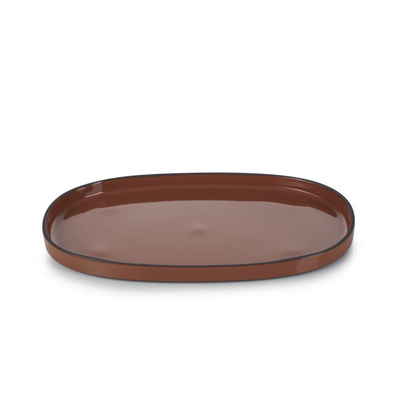 Revol Talíř oválný 35,5 × 22 cm – cinnamon | REV-652761 Revol Talíř oválný 35,5 × 22 cm – cinnamon | REV-652761