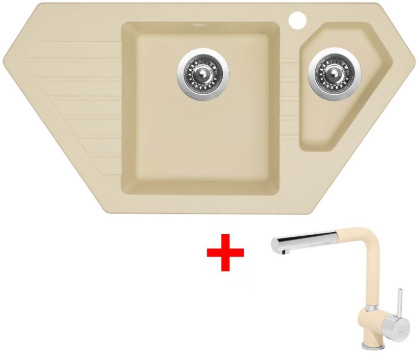 Sinks BRAVO 850.1 Sahara + Mix 3 P GR Sinks BRAVO 850.1 Sahara + Mix 3 P GR