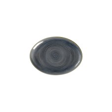 RAK Porcelain RAK Spot talíř oválný 26 x 19 cm, šedomodrý | RAK-SJDNNOP26
