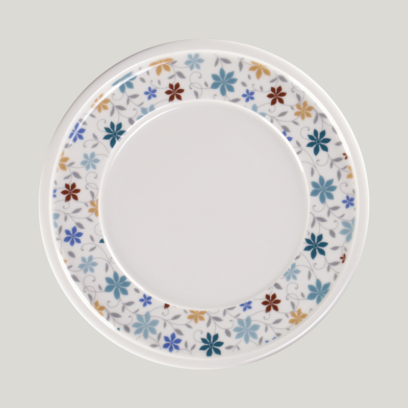 RAK Porcelain Ease summer talíř mělký s okrajem pr. 28 cm