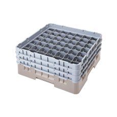 Cambro Koš Camrack 49 pozic, výška sklenice 17,4 cm - Béžová