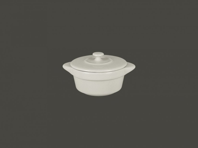 RAK Porcelain RAK Chef's Fusion hrnec s poklicí mini 8,5 cm, bílý | RAK-CFRD09WH RAK Porcelain RAK Chef's Fusion hrnec s poklicí mini 8,5 cm, bílý | RAK-CFRD09WH