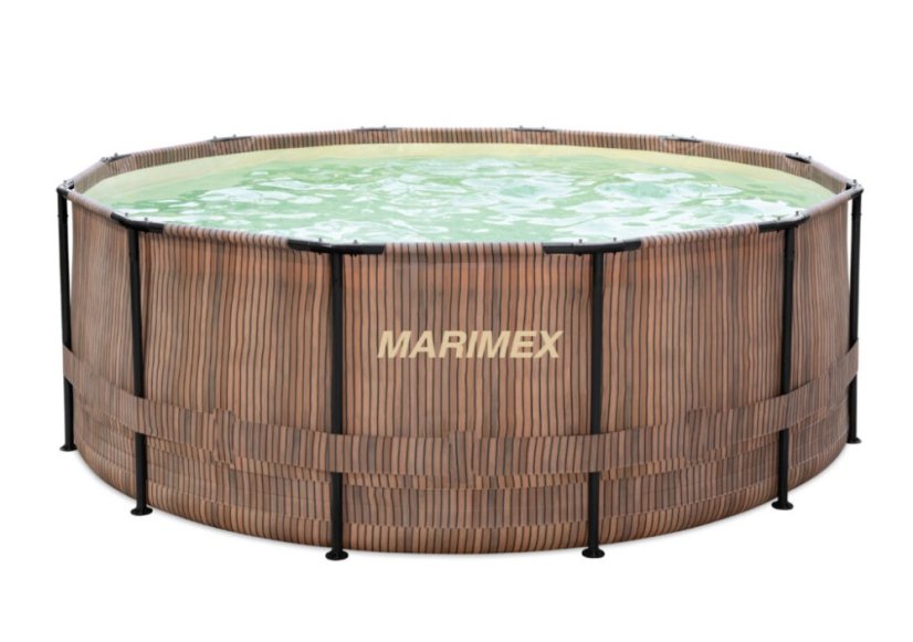 Bazén Marimex Florida 3,66x1,22 m se skimmerem- motiv TEAK