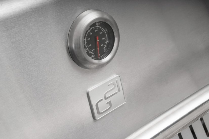 Plynový gril G21 Alabama Silver BBQ Premium Line, 5 hořáků + zdarma redukční ventil