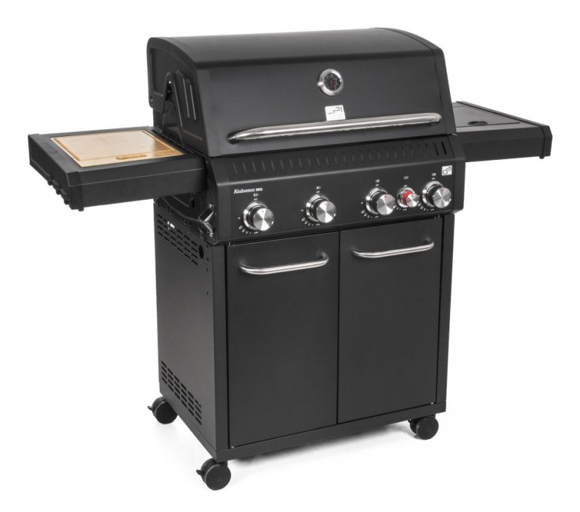 Plynový gril G21 Alabama Black BBQ Premium Line, 5 hořáků + zdarma redukční ventil