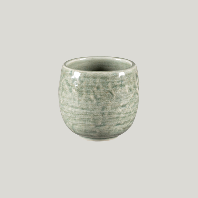 RAK Porcelain Krush šálek bez ucha 10 cl, zelený RAK Porcelain Krush šálek bez ucha 10 cl, zelený