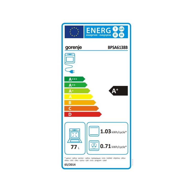 Vestavná PYRO trouba Gorenje BPSA6138B