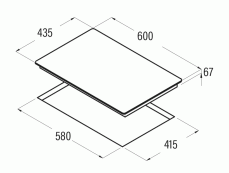 Sklokeramická varná deska Cata TT 5003