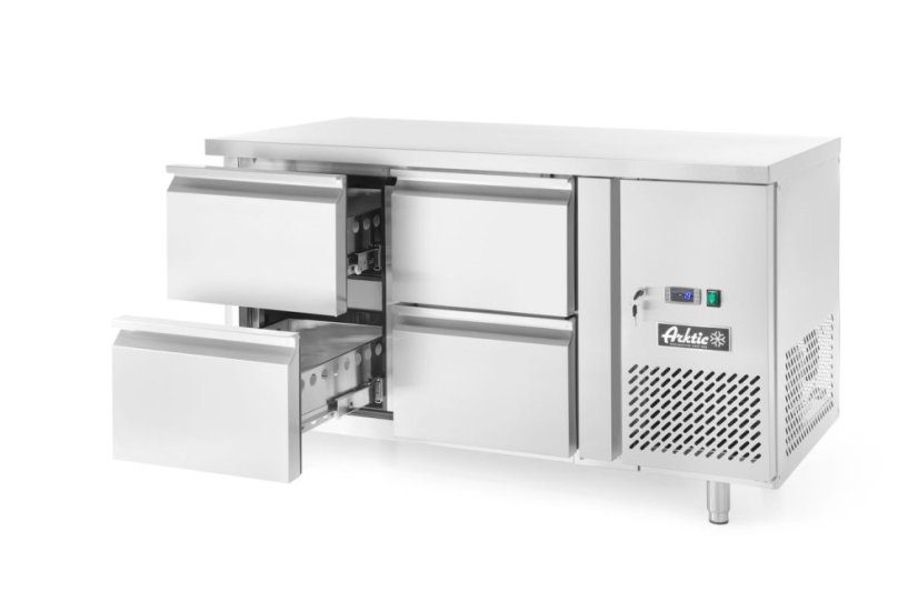 Chladicí pult, 4 zásuvky, Arktic, Profi Line, 90L, 230V/250W, 1360x700x(H)755mm