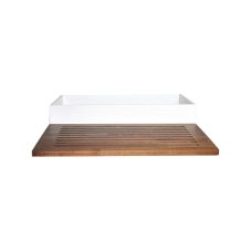 TOMGAST Box na pečivo s deskou na krájení GN 1/1, bílý