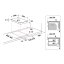 Domino varná deska Whirlpool WRD6030B