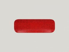 RAK Porcelain RAK Ruby talíř obdélníkový 33 × 11 cm – červená | RAK-RBAURPN33