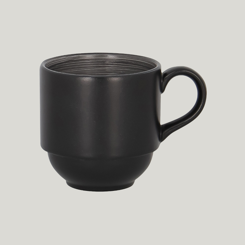 RAK Porcelain RAK Trinidad šálek stohovatelný 200 ml, šedý | RAK-TRCLSC20BG RAK Porcelain RAK Trinidad šálek stohovatelný 200 ml, šedý | RAK-TRCLSC20BG