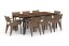 Zahradní stůl Keter Porto 200 walnut black steel
