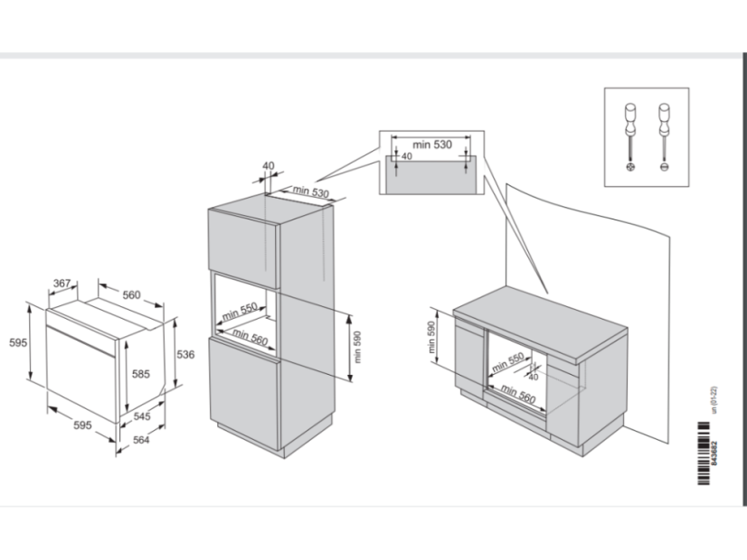 Vestavná trouba Gorenje BSA6737ORAB