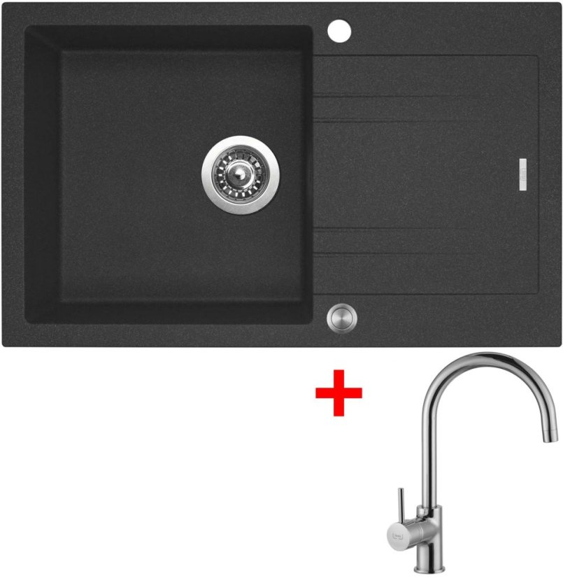 Sinks LINEA 780 XC Granblack + Vitalia Sinks LINEA 780 XC Granblack + Vitalia