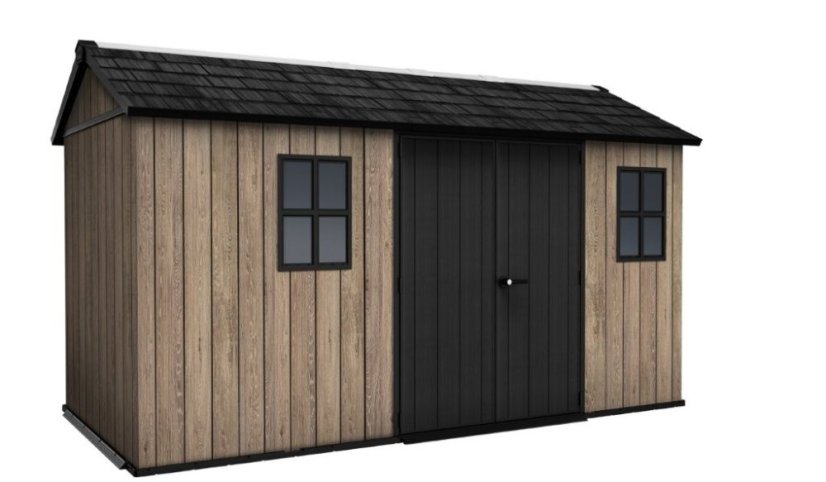 Zahradní domek Keter Apex 7,5 x 13 Ashwood, s podlahou