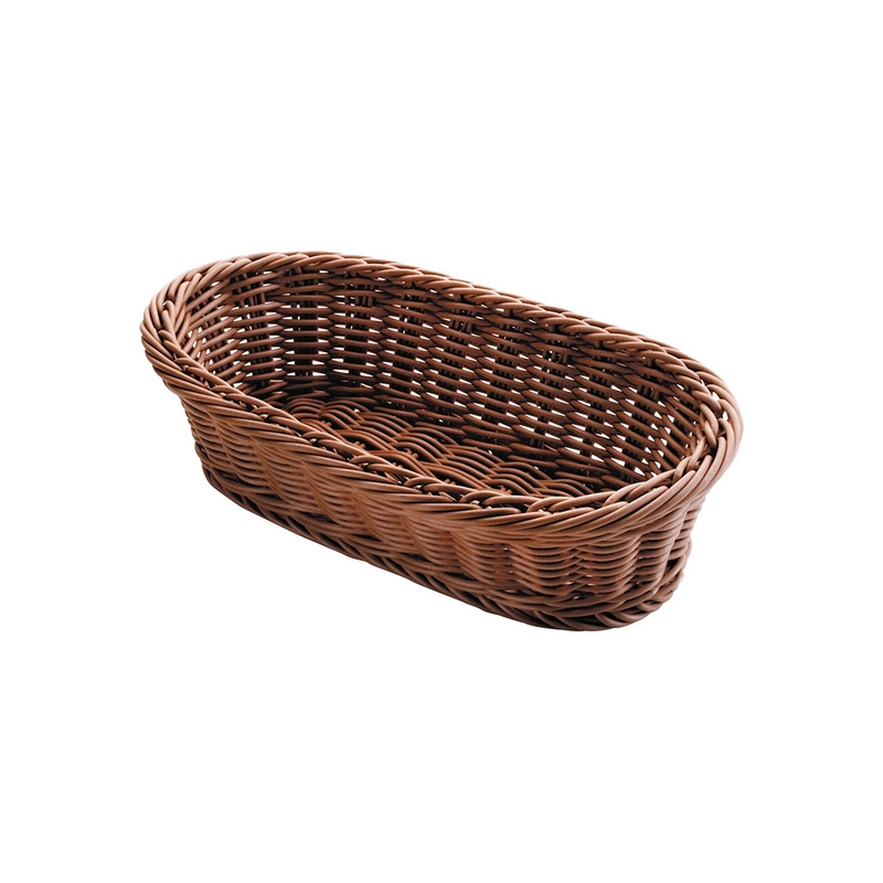 Lacor Košík na pečivo polypropylenový oválný 28 × 16 cm, tmavý Lacor Košík na pečivo polypropylenový oválný 28 × 16 cm, tmavý