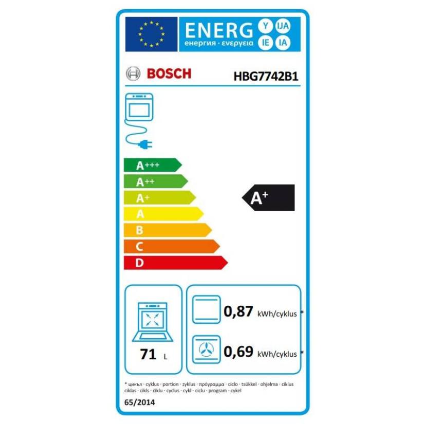 Vestavná trouba Bosch HBG7742B1