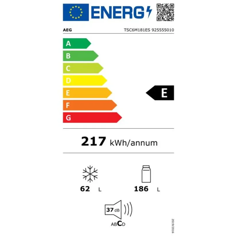 Vestavná chladnička AEG TSC6M181ES