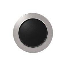 RAK Porcelain RAK Metalfusion talíř mělký 32 cm, černostříbrný | RAK-MFNOFP32SB
