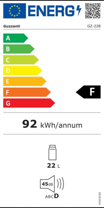 Autochladnička Guzzanti GZ 22B