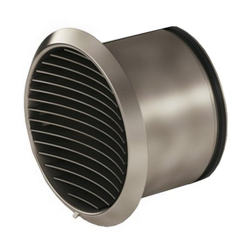 Naber P-Turbo 150 X - venkovní mřížka bez zpětné klapky nerez