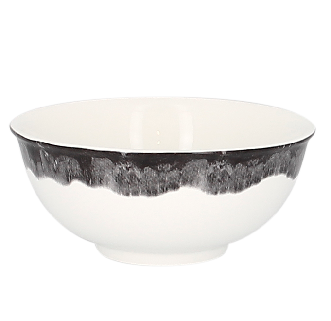 RAK Porcelain RAK Woodart miska na rýži 58 cl – šedá | RAK-WDNNRB16BG